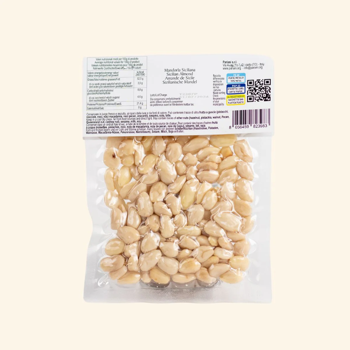 Amandes entières « Tuono » de Sicile - 100g - Image 5