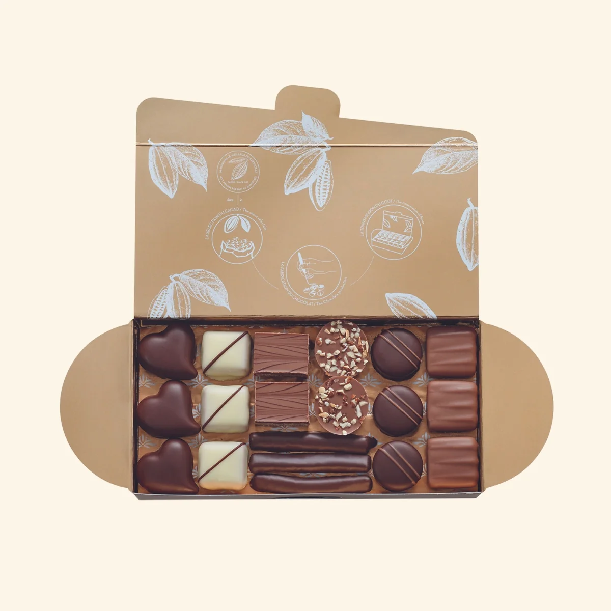 Ballotin 37 bonbons de chocolat assortis - 13 variétés - Image 3