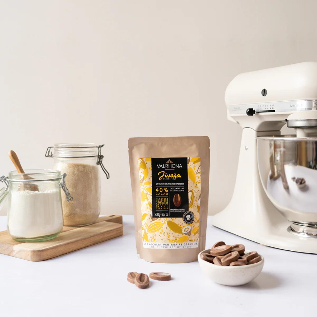 Chocolat au lait pour la pâtisserie Jivara 40% - 250g - Image 4