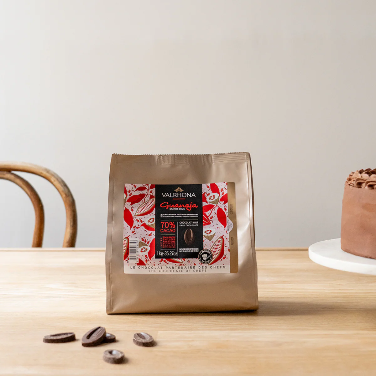 Chocolat noir pour la pâtisserie Guanaja 70% - 1kg - Image 5