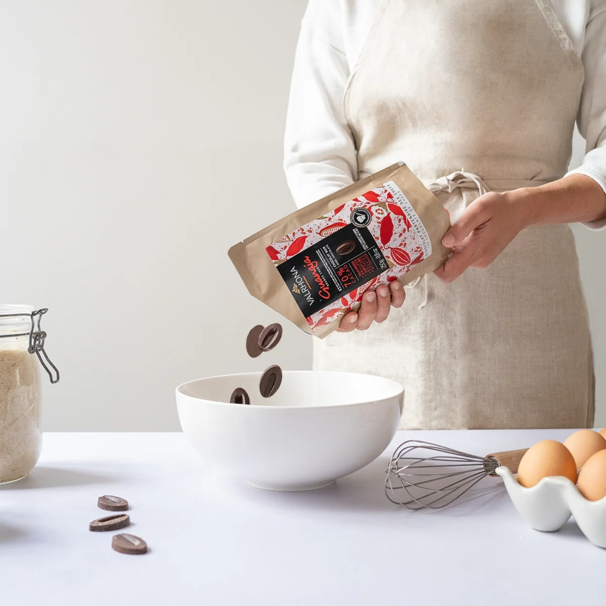 Chocolat noir pour la pâtisserie Guanaja 70% - 250g - Image 5