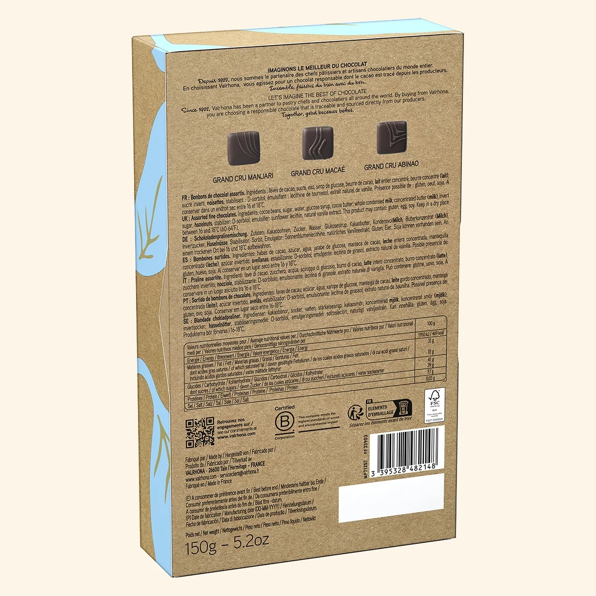Coffret 15 bonbons de chocolat noir - 150g - Image 4