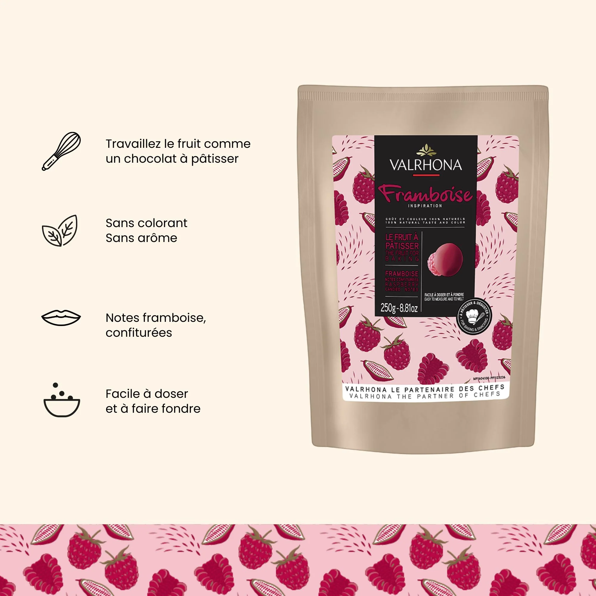 Couverture de fruits Inspiration Framboise - 250g - Image 3