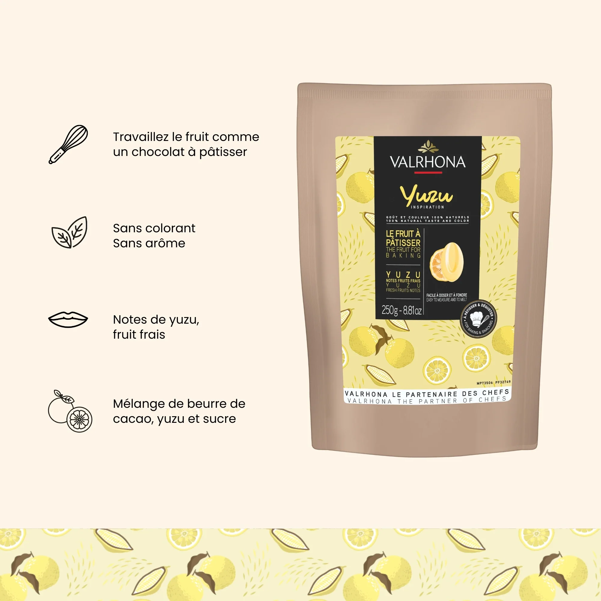 Couverture de fruits Inspiration Yuzu - 250g - Image 3