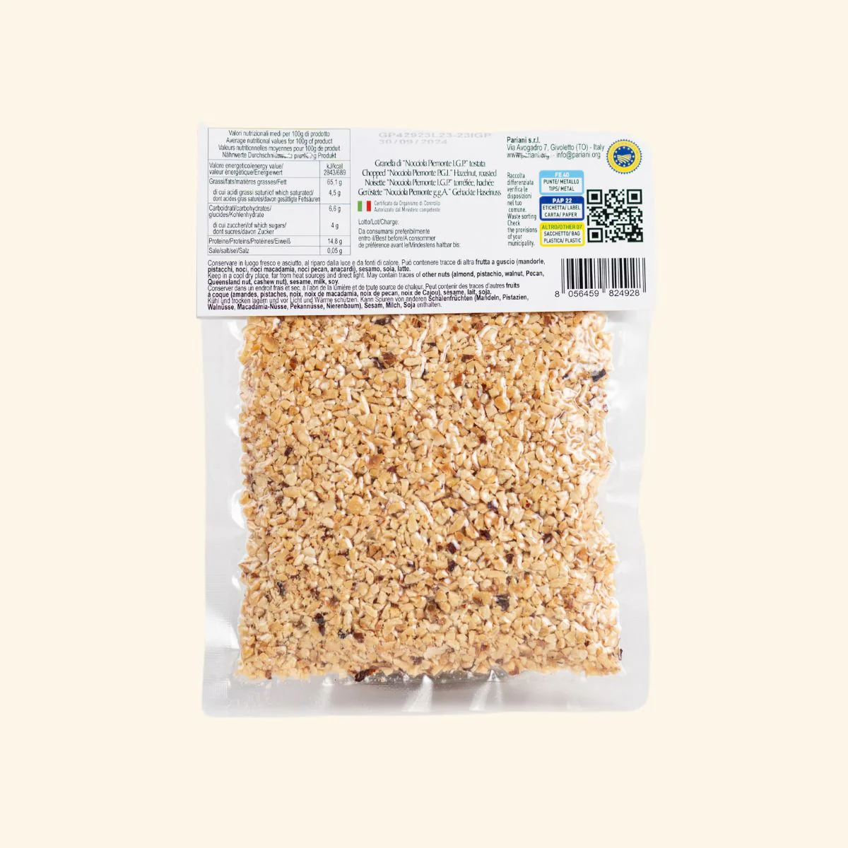Noisettes concassées IGP Piémont - 100g - Image 6