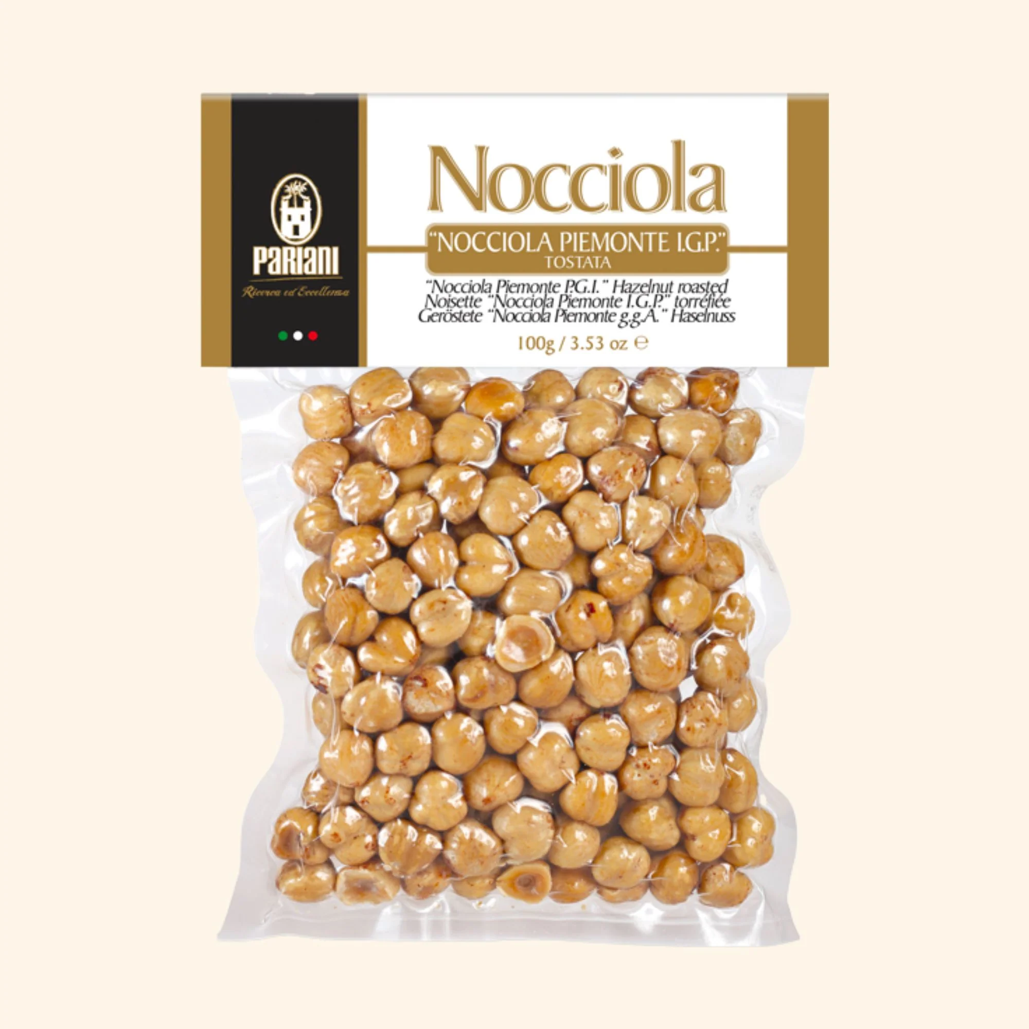 Noisettes entières grillées IGP Piémont  - 100g