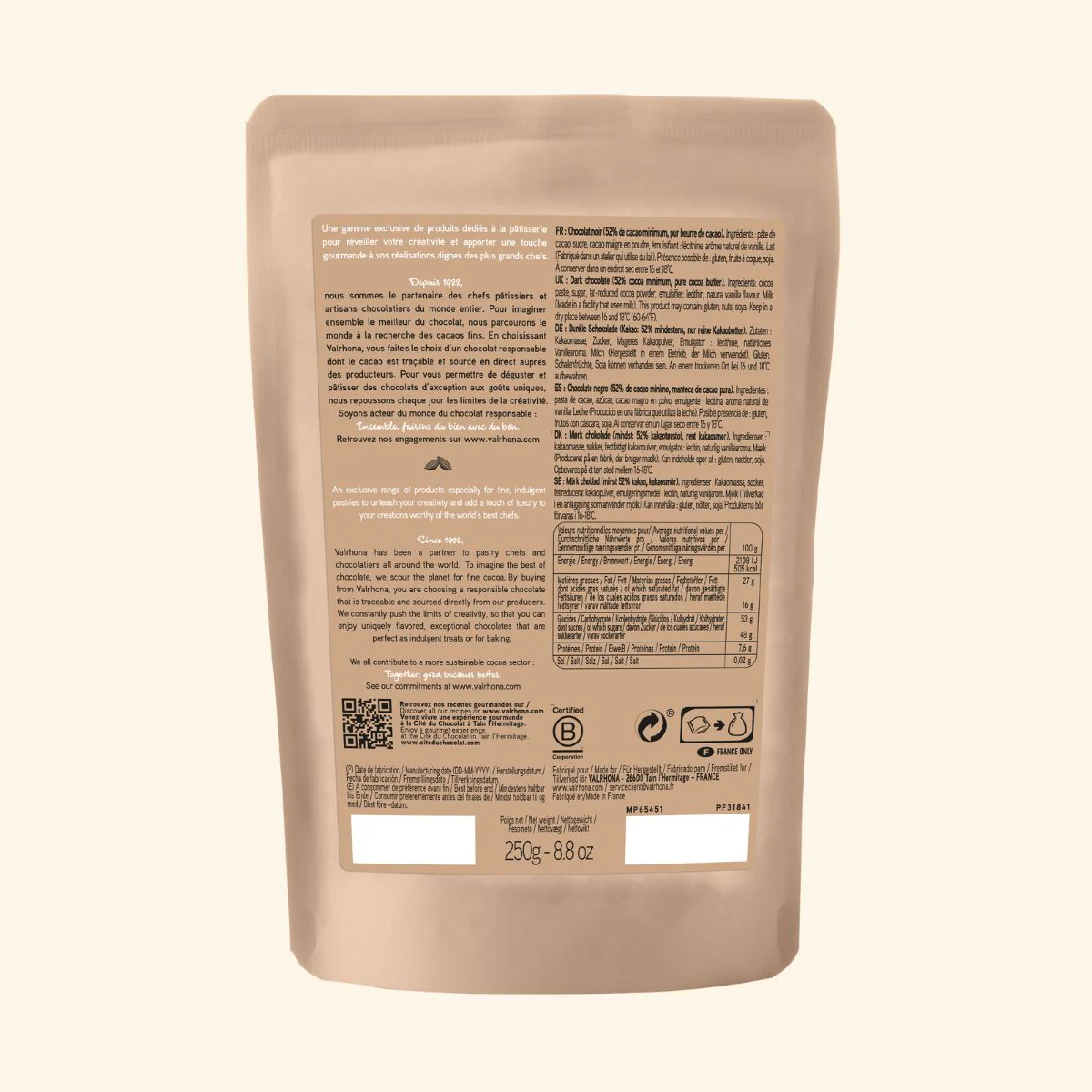 Pépites de chocolat noir - 250g - Image 4