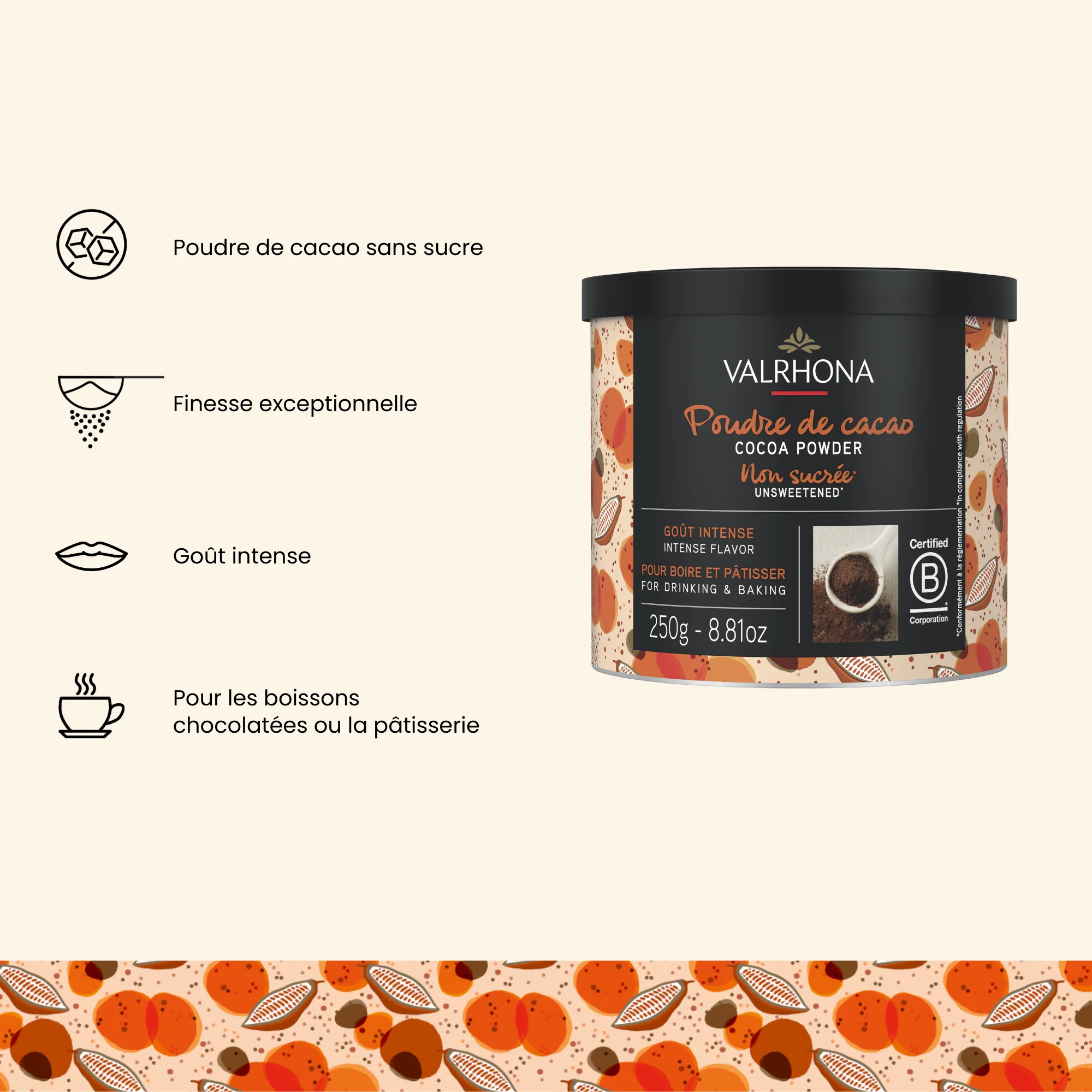 Poudre de cacao - 250g - Image 3