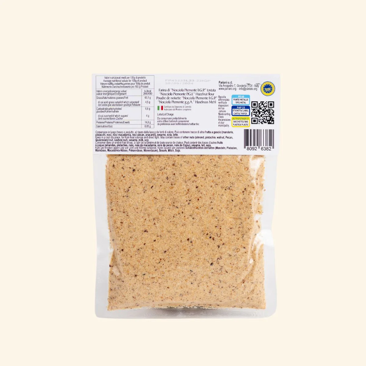 Poudre de noisettes grillées IGP Piémont – 150g - Image 4