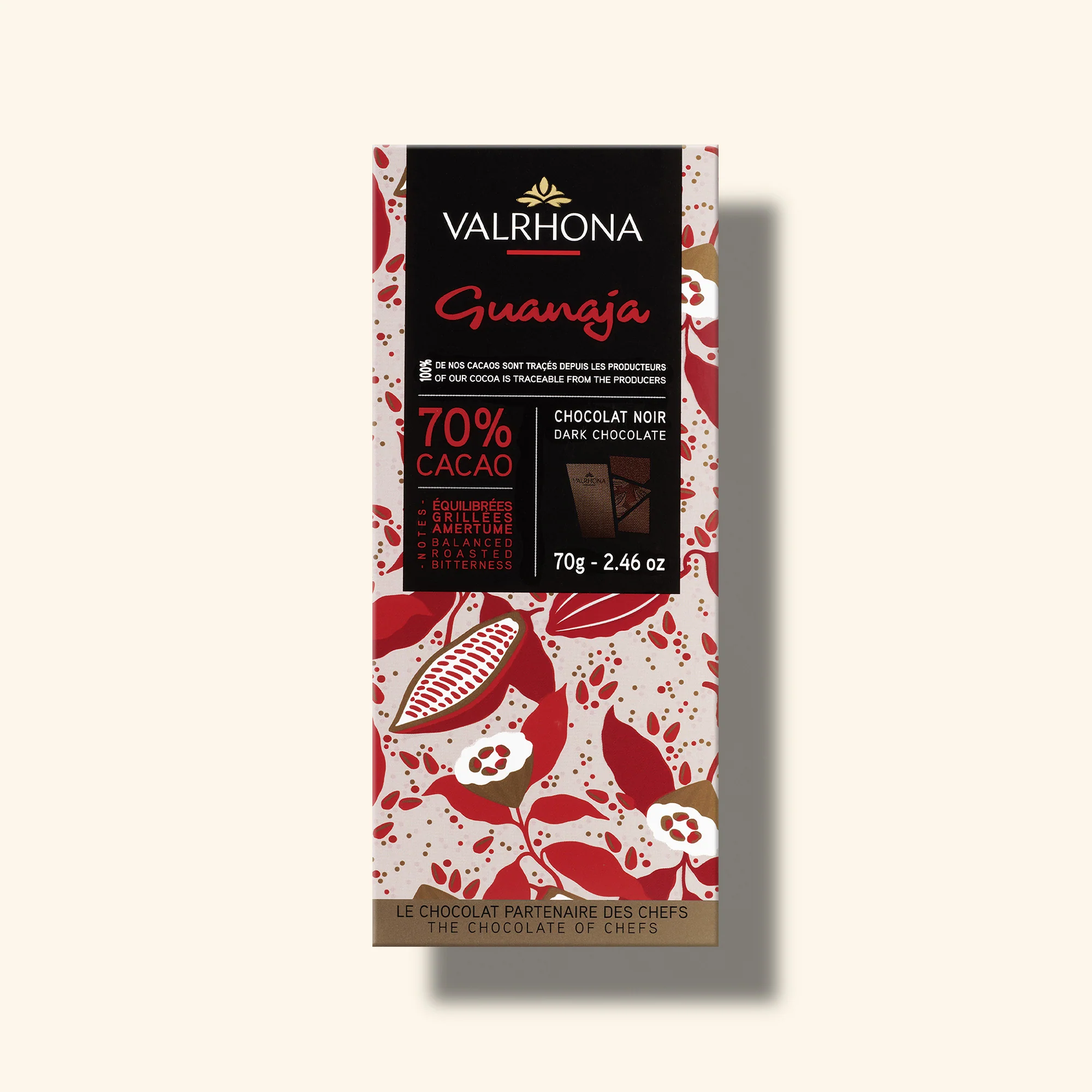 Tablette chocolat noir Guanaja 70% - 70g
